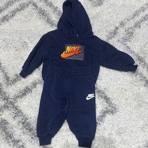 Nike Dark Blue Infant Hoodie Set